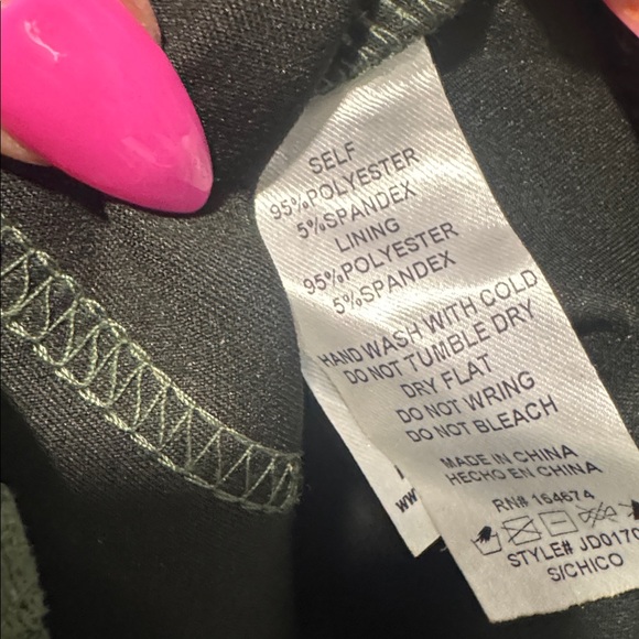 Windsor Deep Green Mini Dress - Picture 10 of 10